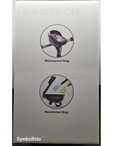 Fahrradtasche mit Sichtfenster