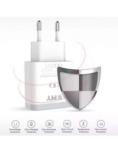 EMY Wall Charger Typ-C 2 in 1