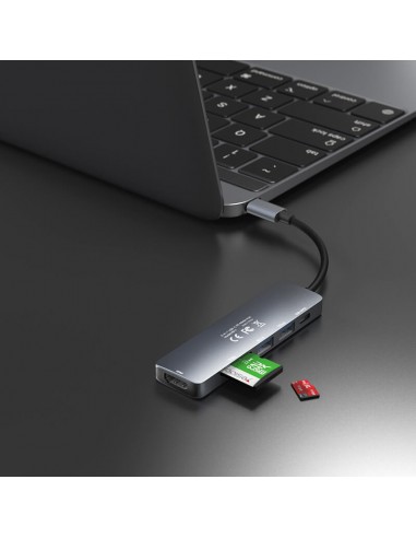 Typ-C Hub Multiport 6 in 1 (HB11)