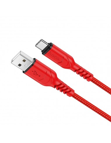 USB zu Type-C 3A VICTORY X59 1 Meter rot