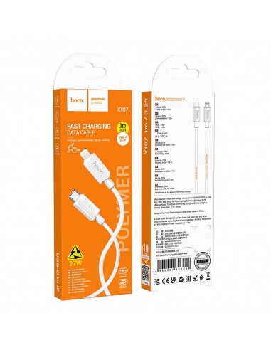 Type C to Lightning PD 27W X107 1 m weiß