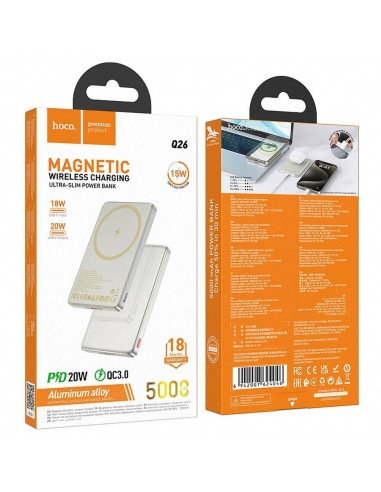 Powerbank 5000 mAh kompatibel mit MagSafe PD QC...