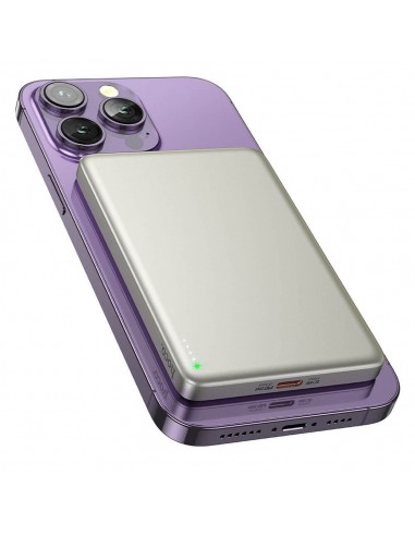 Powerbank 5000 mAh kompatibel mit MagSafe PD QC...